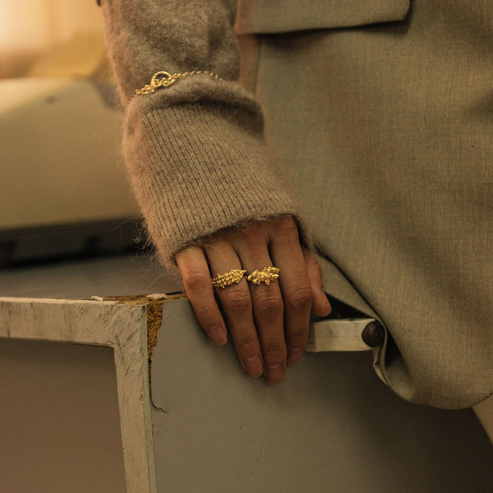 Pomegranate 18K Gold Ring