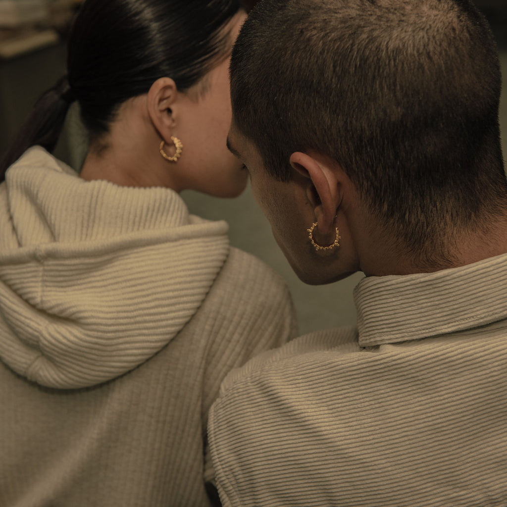 Ródia 18K Gold Hoops