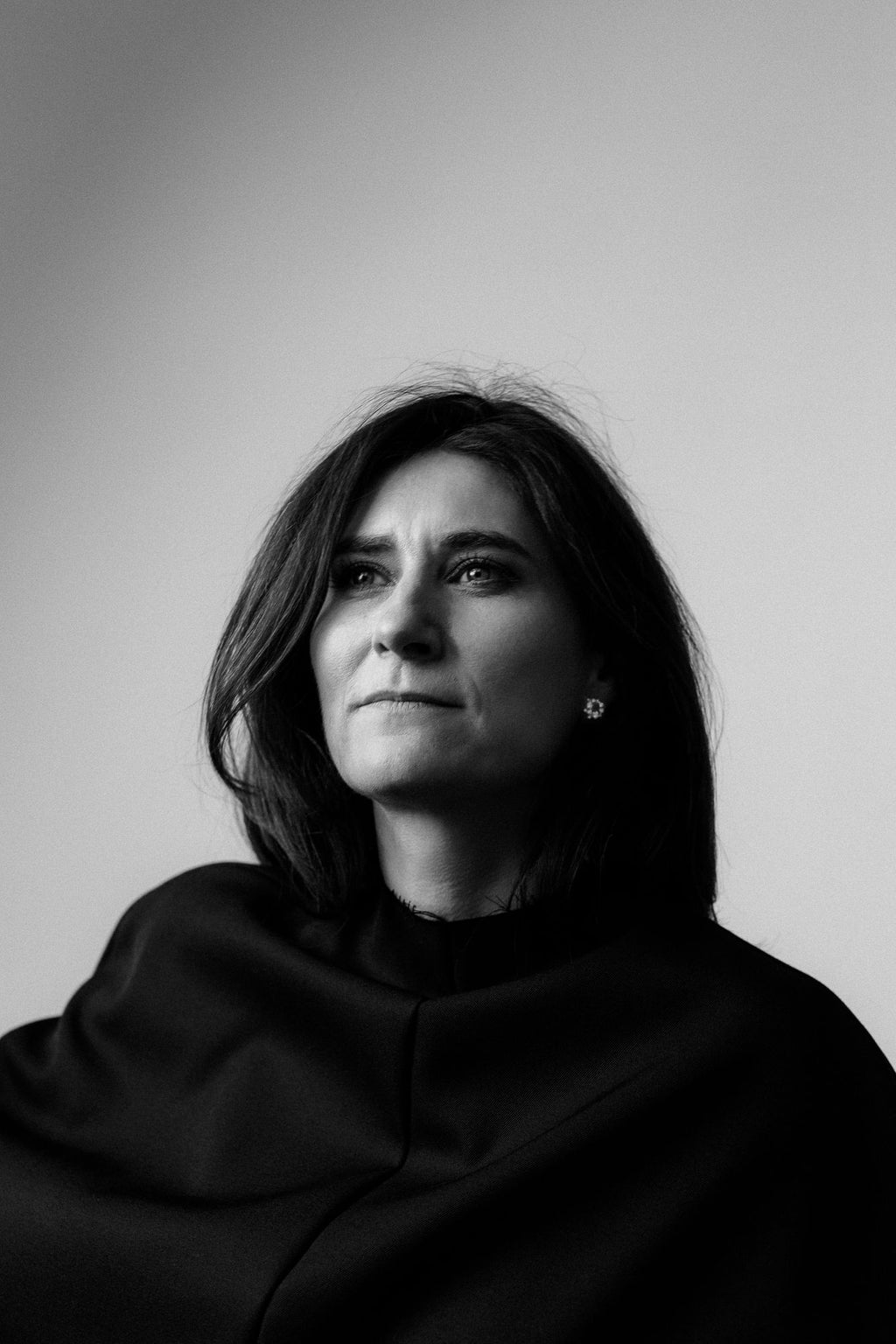 Lille Circle Nr 01 18K Guld, Hvidguld eller Rosaguld Øreringe m. Diamanter