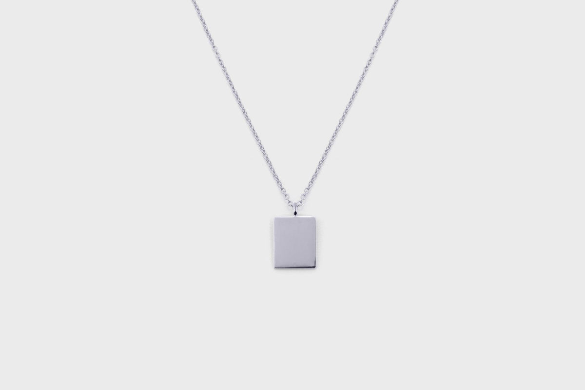 IX Square Silver Anhänger