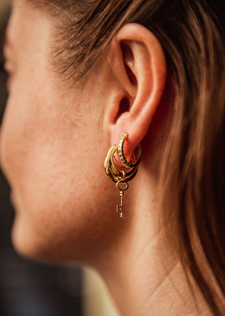 IX Key Gold Plated Pendant