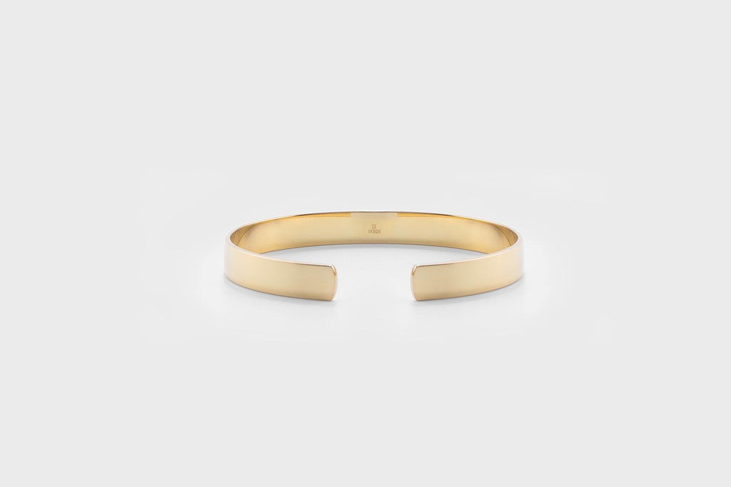 IX Cuff Gold Plated Bangle