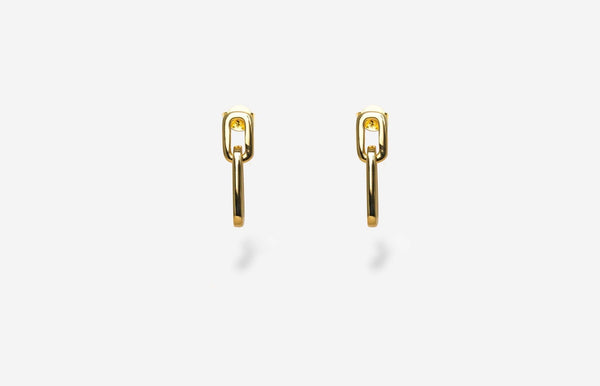 IX Core Earrings Gold Plated