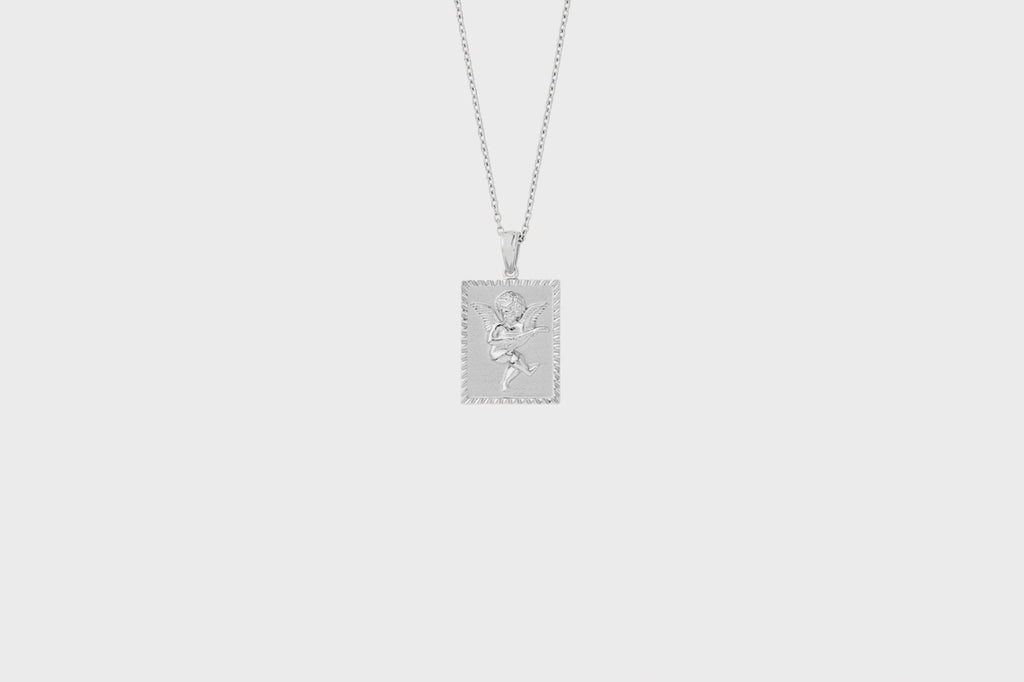 IX Angel Silver Pendant