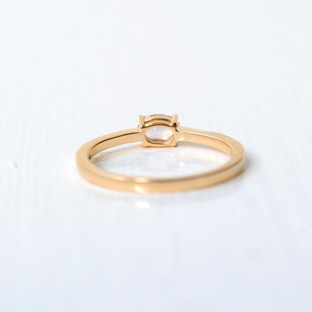 Kuda Pic 18K Gold Ring w. Sapphire & Diamonds