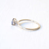 Loku Ekala 18K Whitegold Ring w. Sapphire