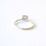 Loku Ekala 18K Whitegold Ring w. Sapphire