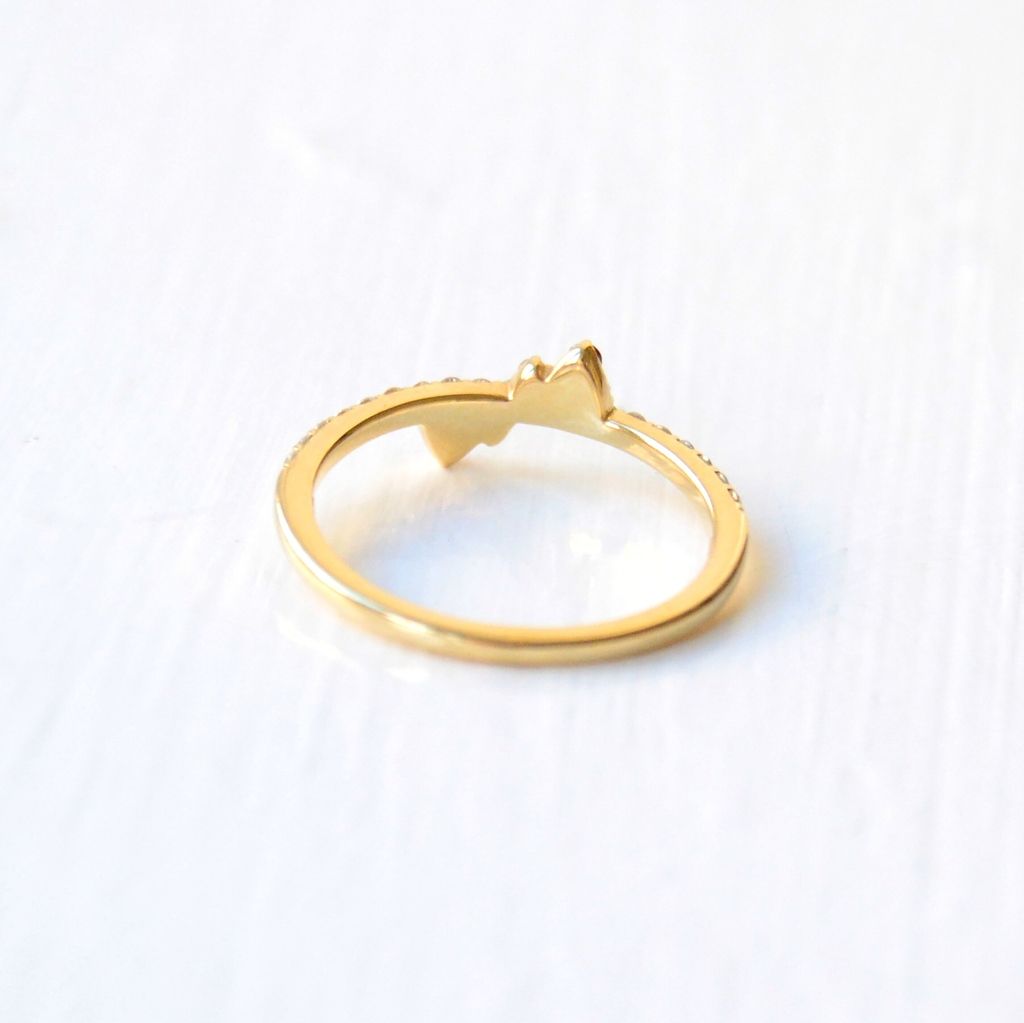 Maria 14K Gold Ring w. Ruby & Diamonds