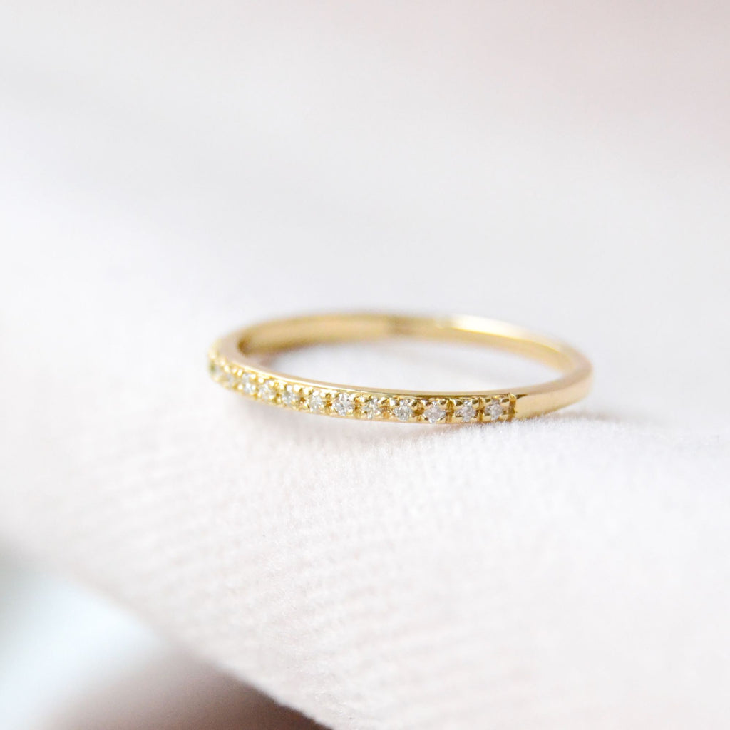 Sarah Lil Green 14K Gold Ring w. Diamonds & Tsavorites