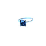 Alu Gala 18K Hvidguld Ring m. Diamanter & Spinel
