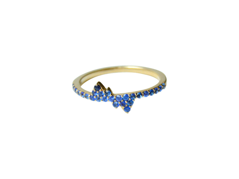 Maria 14K Gold Ring w. Sapphires