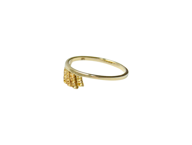 Mette 14K Gold Ring w. Sapphires