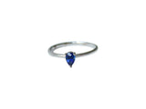 Nil Ekala 18K Whitegold Ring w. Sapphire
