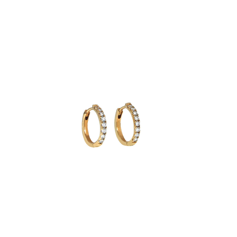 Match My Energy 14KT Gold Hoop Earrings