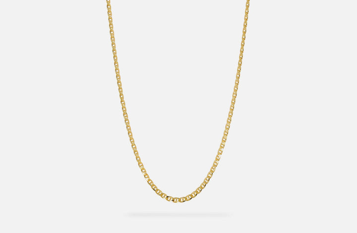 IX Curb Marina Gold Plated Necklace