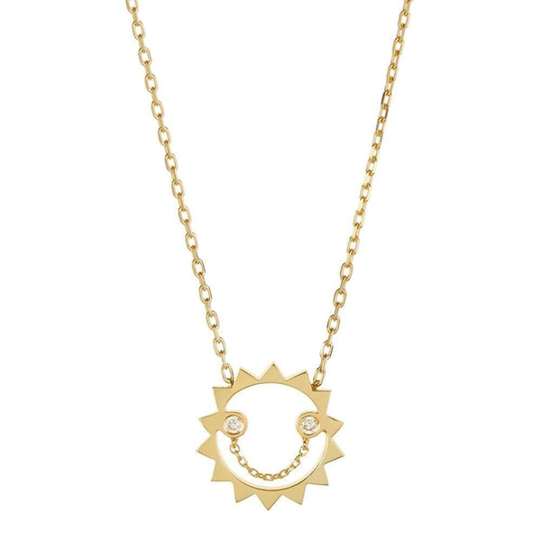 PETIT Ciro 14K Gold Necklace w. Diamond
