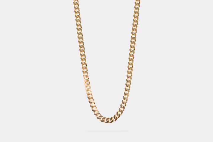 IX Chunky Curb 14K Gold Necklace