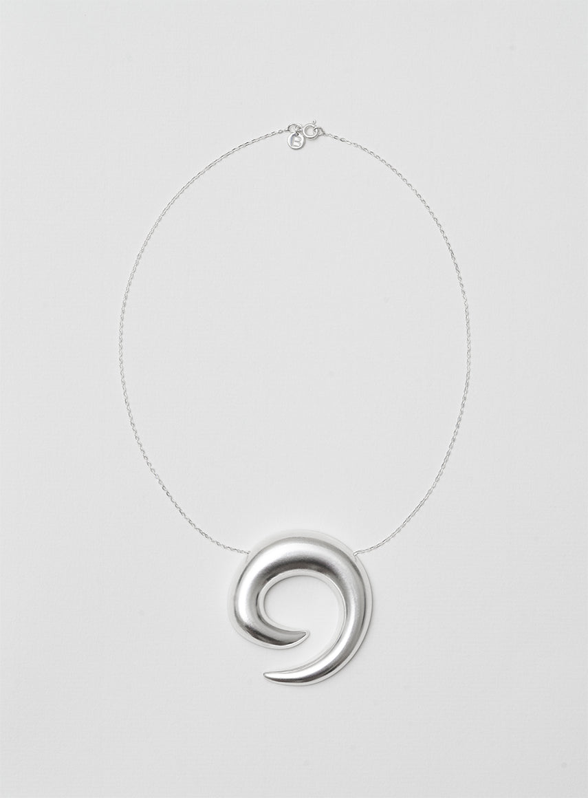 Saturn Silver Necklace