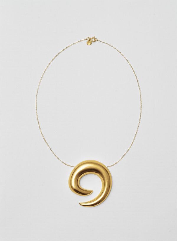 Saturn 14K Gold Plated Necklace