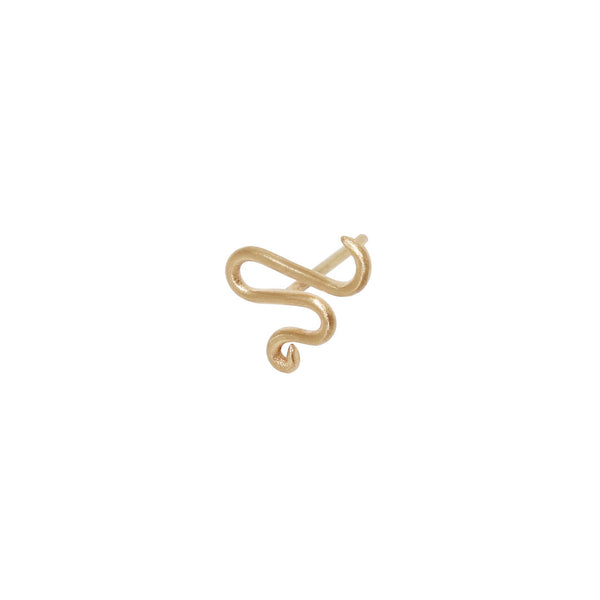 Cobra Ohrringe aus Gold