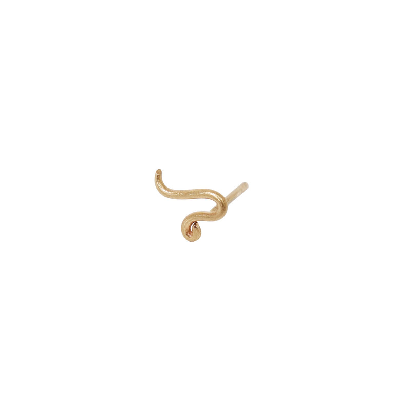 Viper 14K Gold Earring