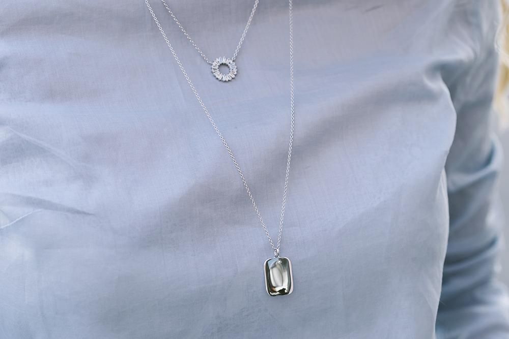 Follina Pianura Quadrato Gold Plated Necklace