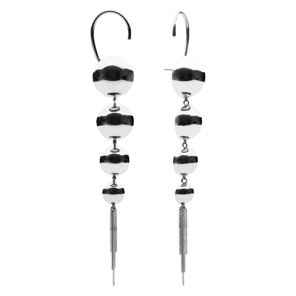 Cosmos Show Earrings Silver