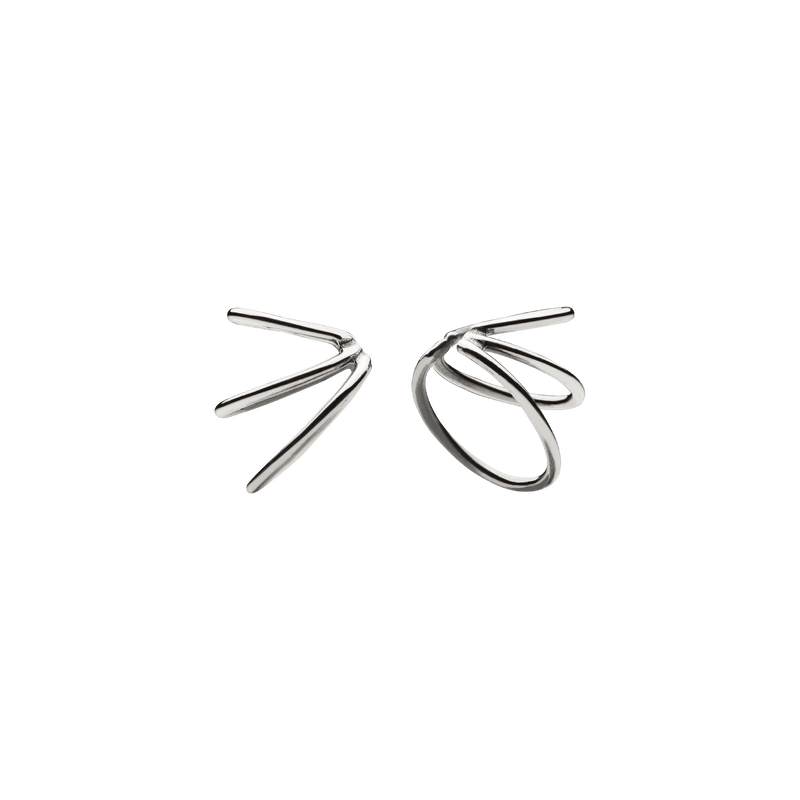 Mini Spine 2.0 Ear Cuffs Silver