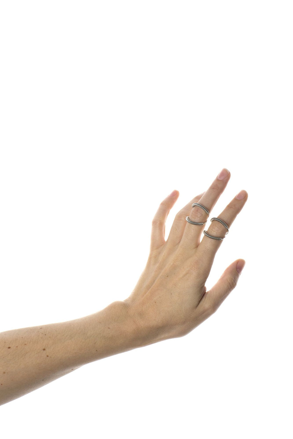 Mini Martini Viper Ring Silver