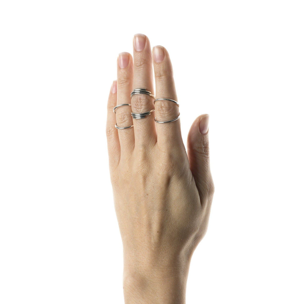 Mini Viper Cryx Ring Silver