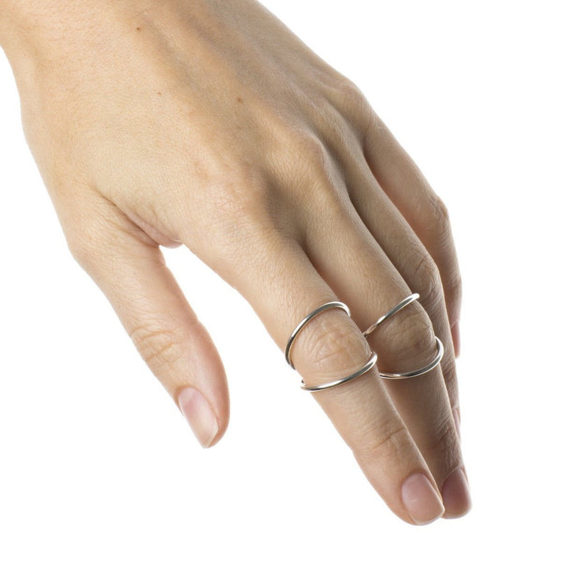 Mini Viper Ring Silver