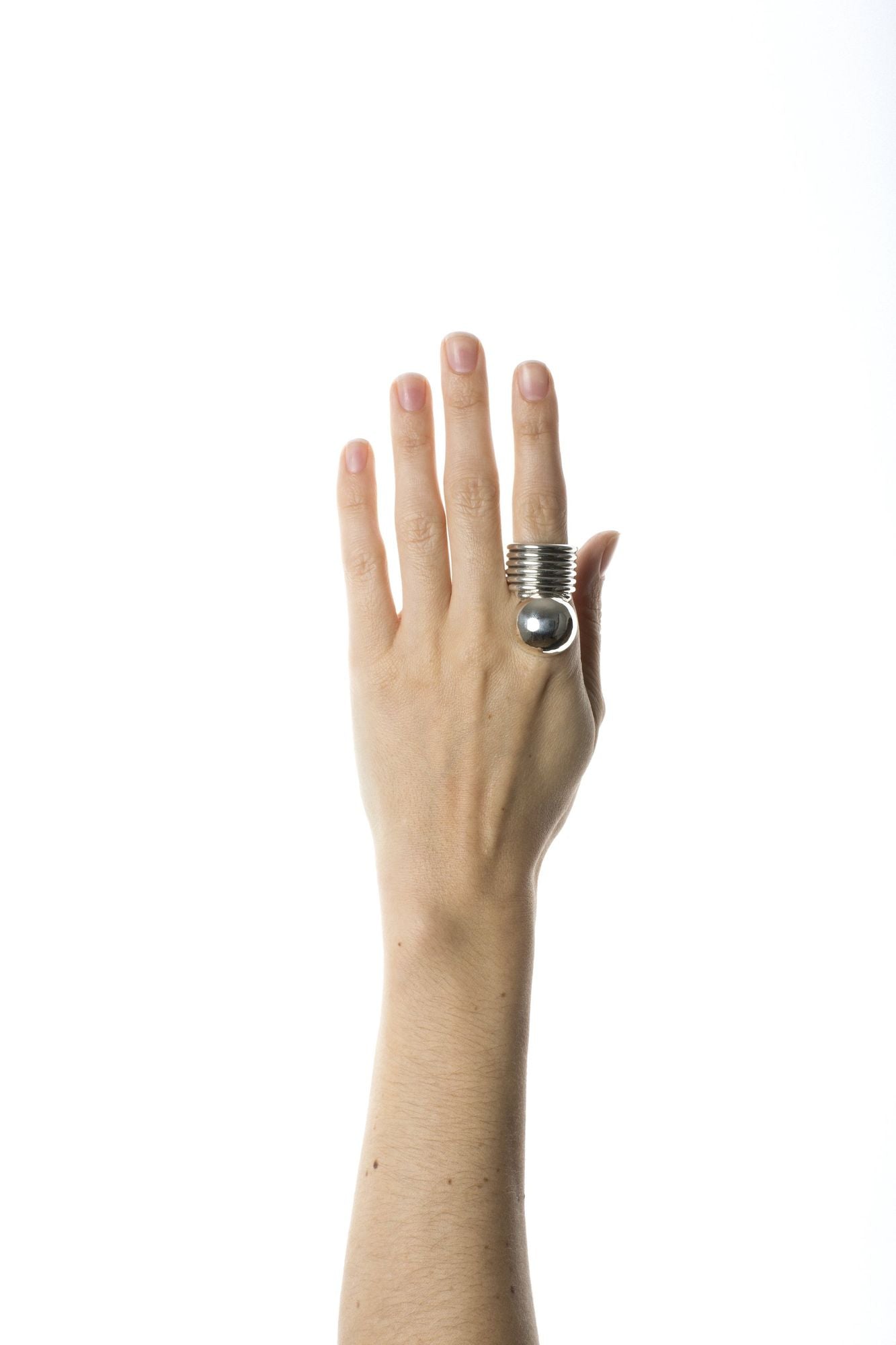 Sirius Barrel Ring Silver