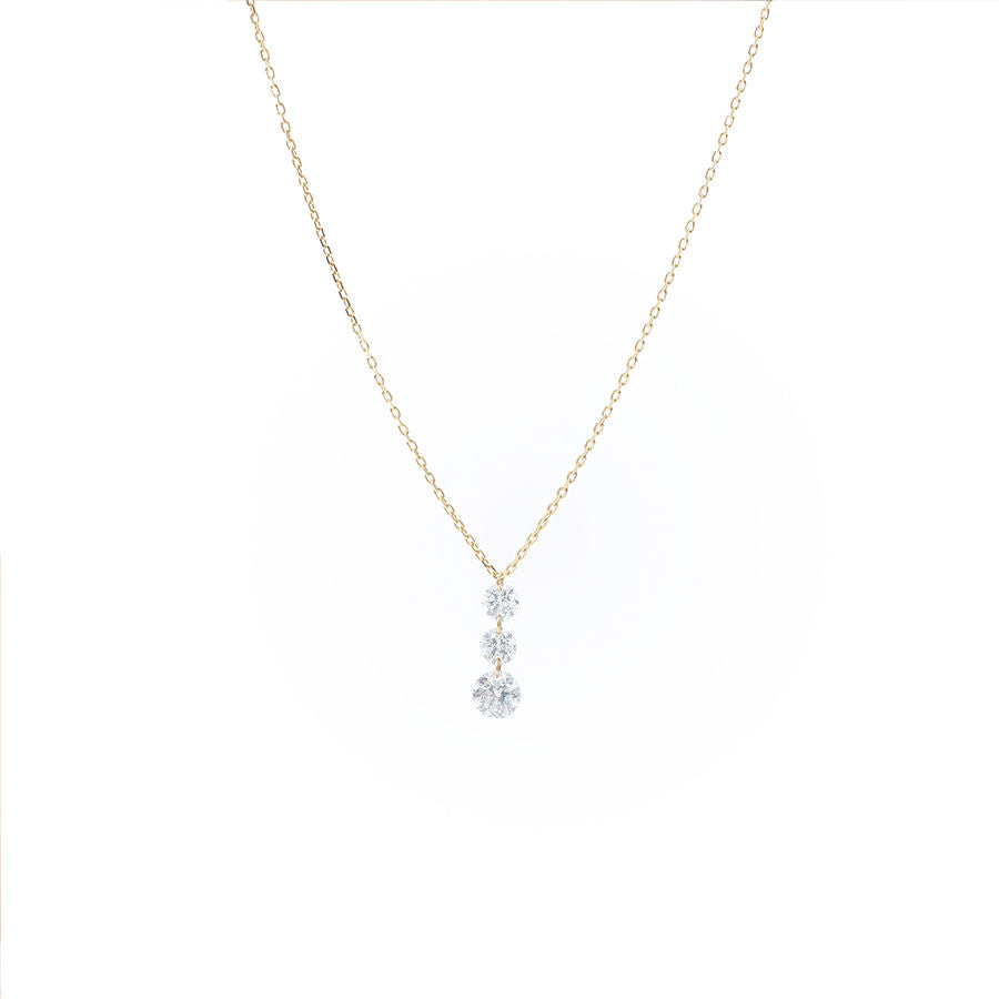 Danaé 18K Gold Necklace w. Diamonds