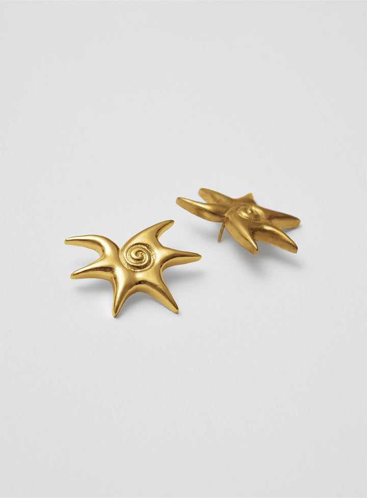 Solar 14K Gold Plated Earrings