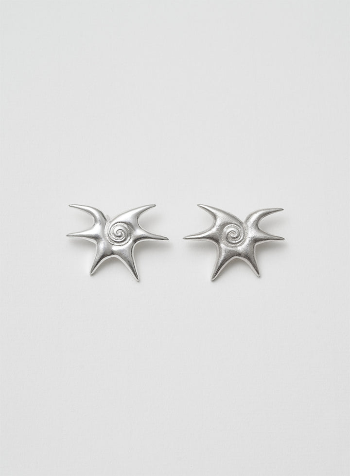 Solar Silver Earrings