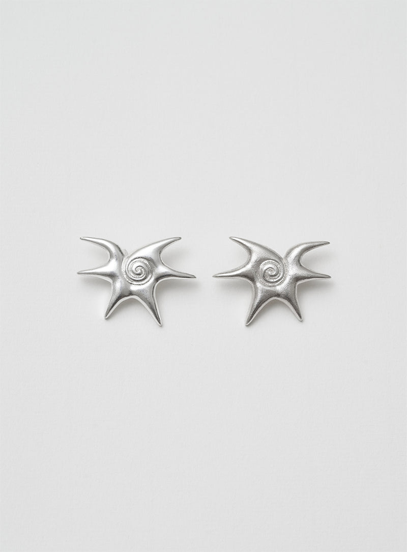 Solar Silver Earrings