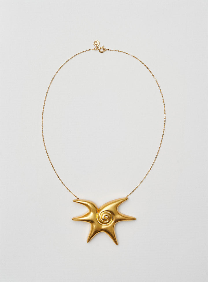 Solar 14K Gold Plated Necklace