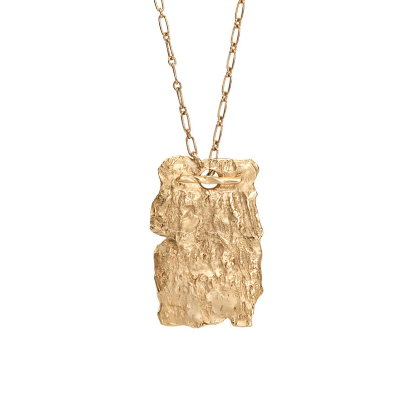 Into the Woods Necklace Gold Plated