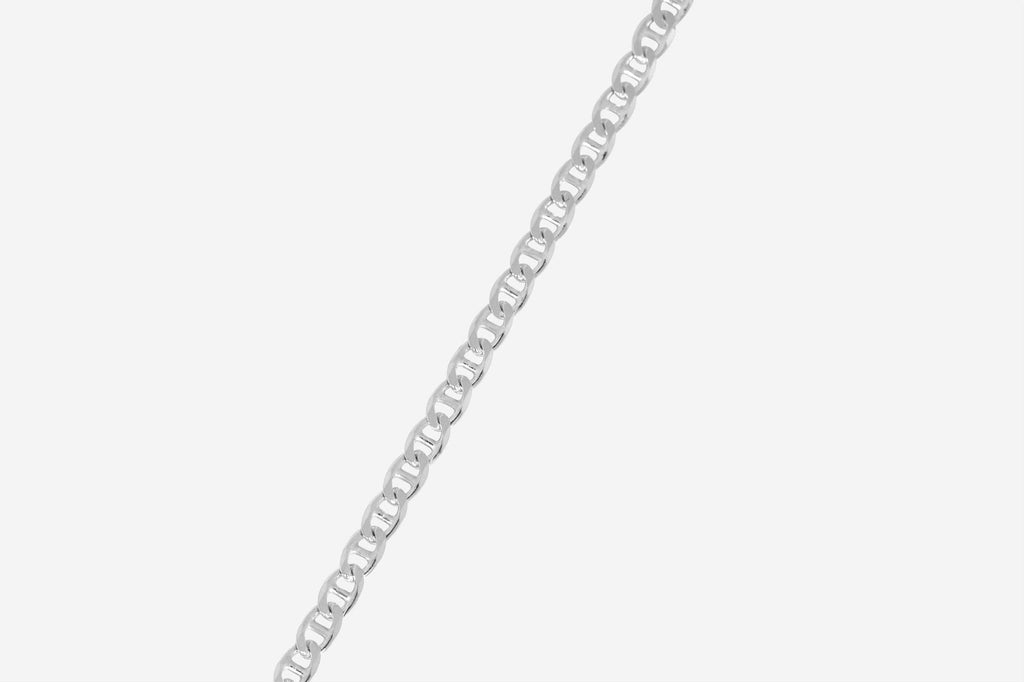 IX Curb Marina Silberarmband