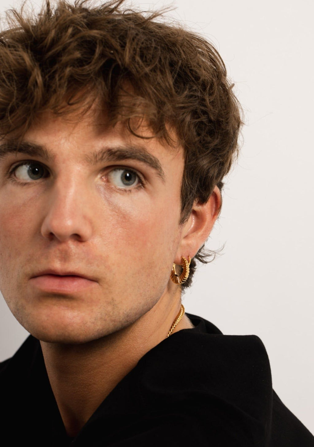 IX Kim 22K Gold Plated Earring