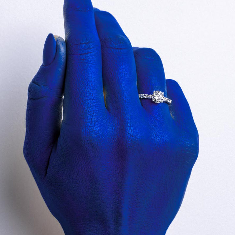 Tiny Clash+ Engagement 14K Whitegold Ring w. 1.40ct Lab-Grown Diamonds