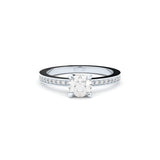 Tiny Clash Forlovelse 14K Guld Ring m. Lab-Grown Diamanter