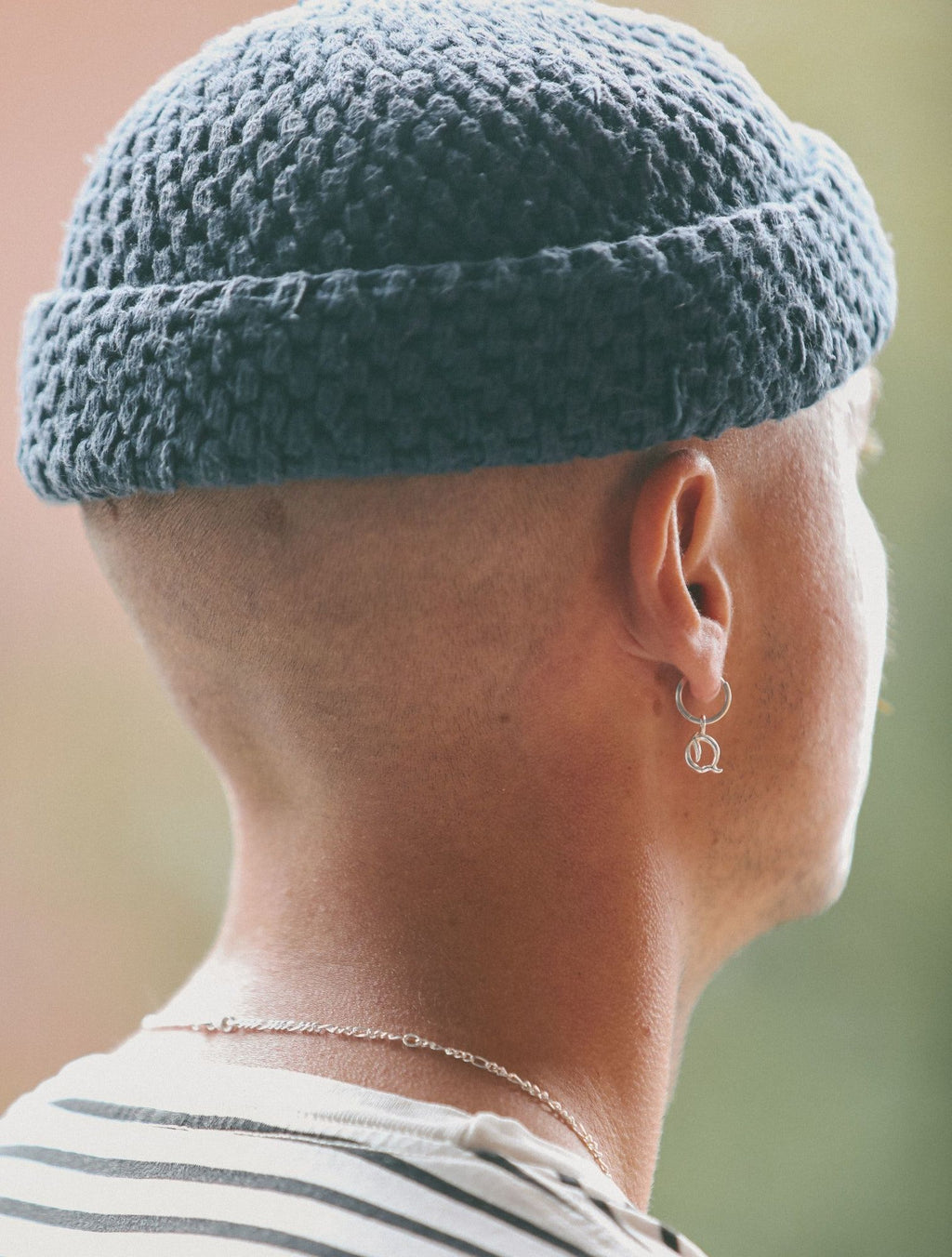 IX Q Letter Silver Pendant