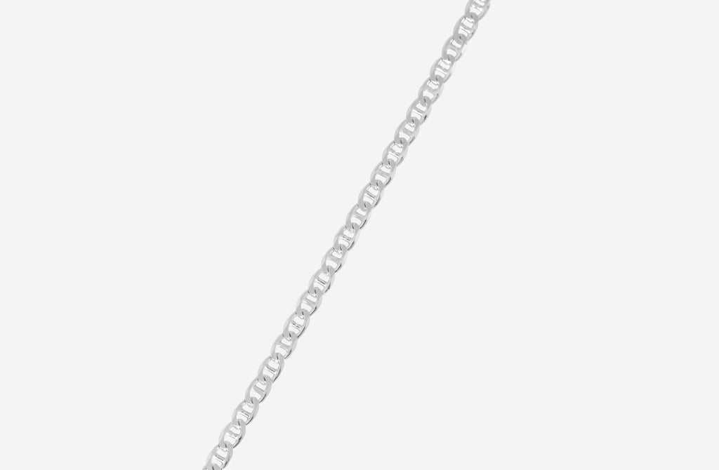 IX Curb Marina Silver Necklace
