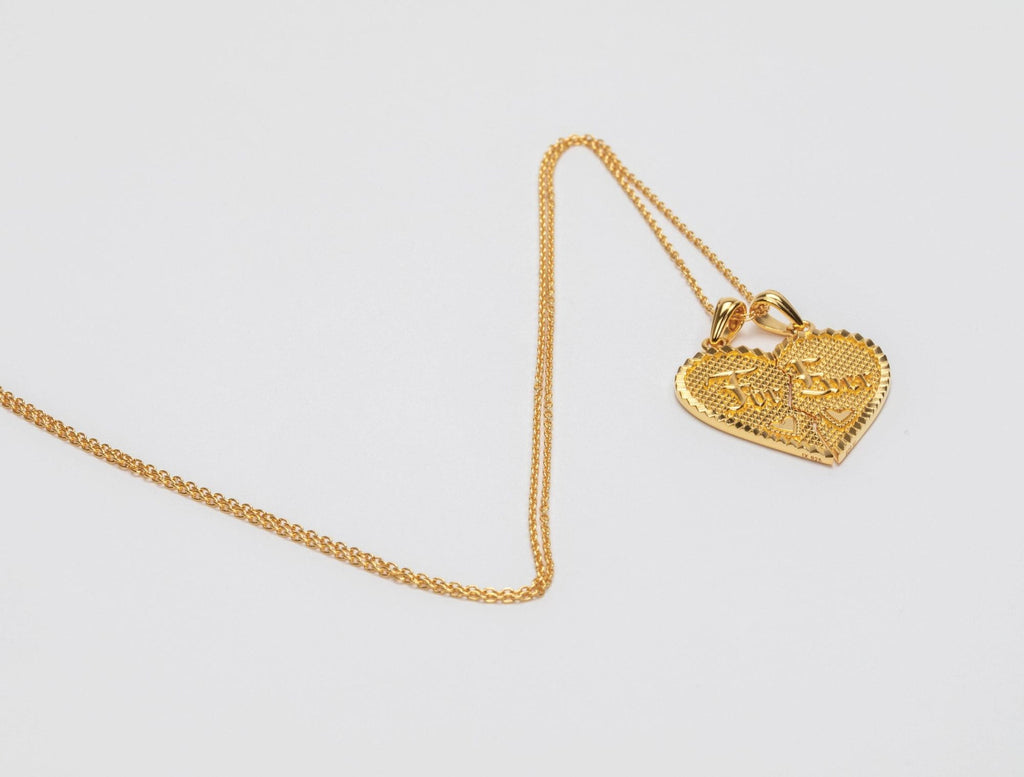 IX Forever Love Gold Plated Pendant