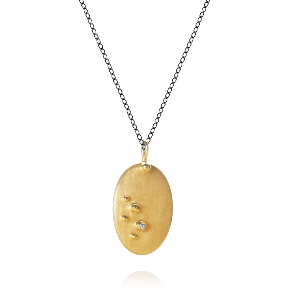 Delphis 18K Guld Halskæde m. Diamant