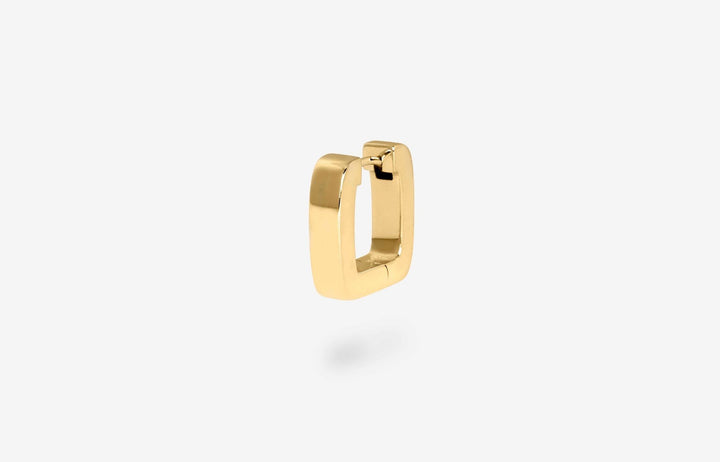 IX BOLD Square Gold Plated Hoop