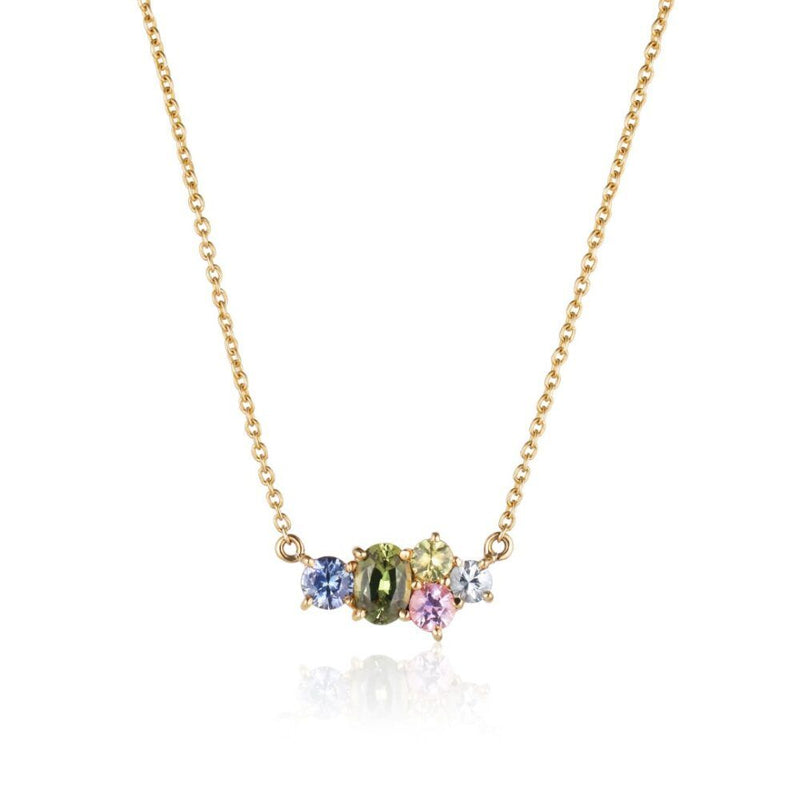 Varnaya NO 2 18K Gold Necklace w. Sapphires