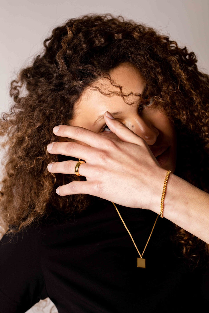 IX Class 22K Ring I Vergoldet