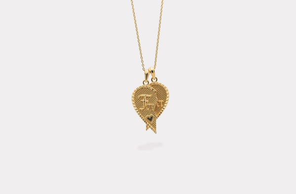 IX Forever Love Pendant Gold Plated